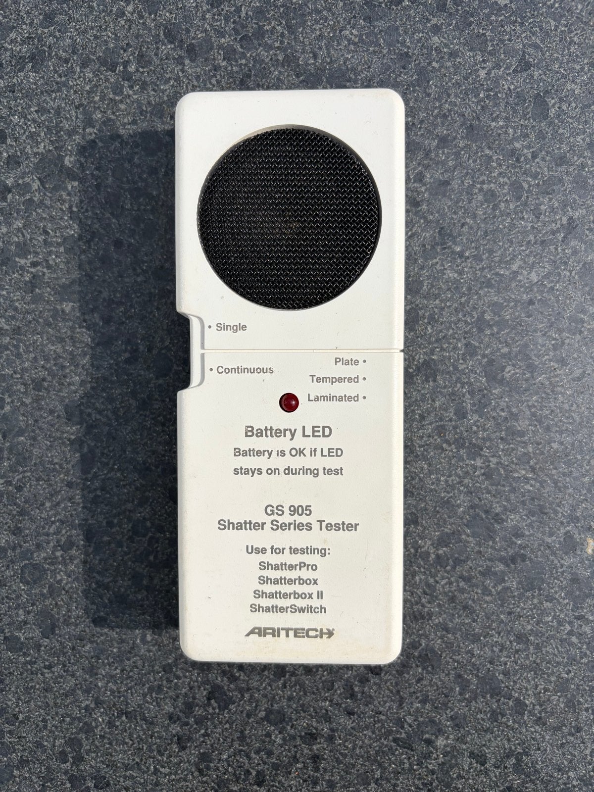 Aritech GS 905 Shatter Series Tester (m2453030860) — Alarmsystemen ...