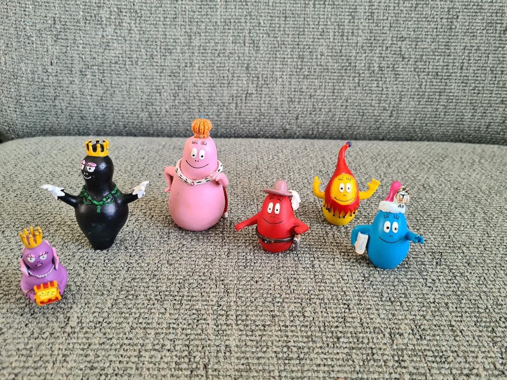 Barbapapa plastoy poppetjes kasteel castle koning King enz, Verzamelen, Plastoy, Gebruikt, Ophalen of Verzenden, Nvt