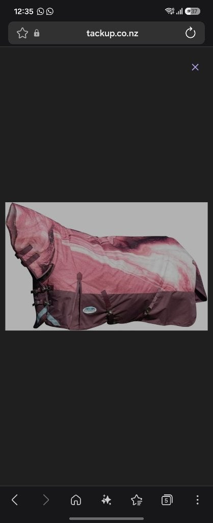 Paarden deken maat 195, 220 gram NIEUW, Full (L), Overige merken, Ophalen of Verzenden, 220 g