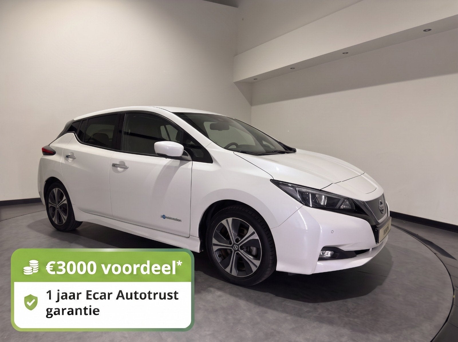 Nissan Leaf Visia 40 kWh | Tot € 3.000 klantvoordeel* | Ke, Gebruikt, Leder en Stof, Wit, 378 km
