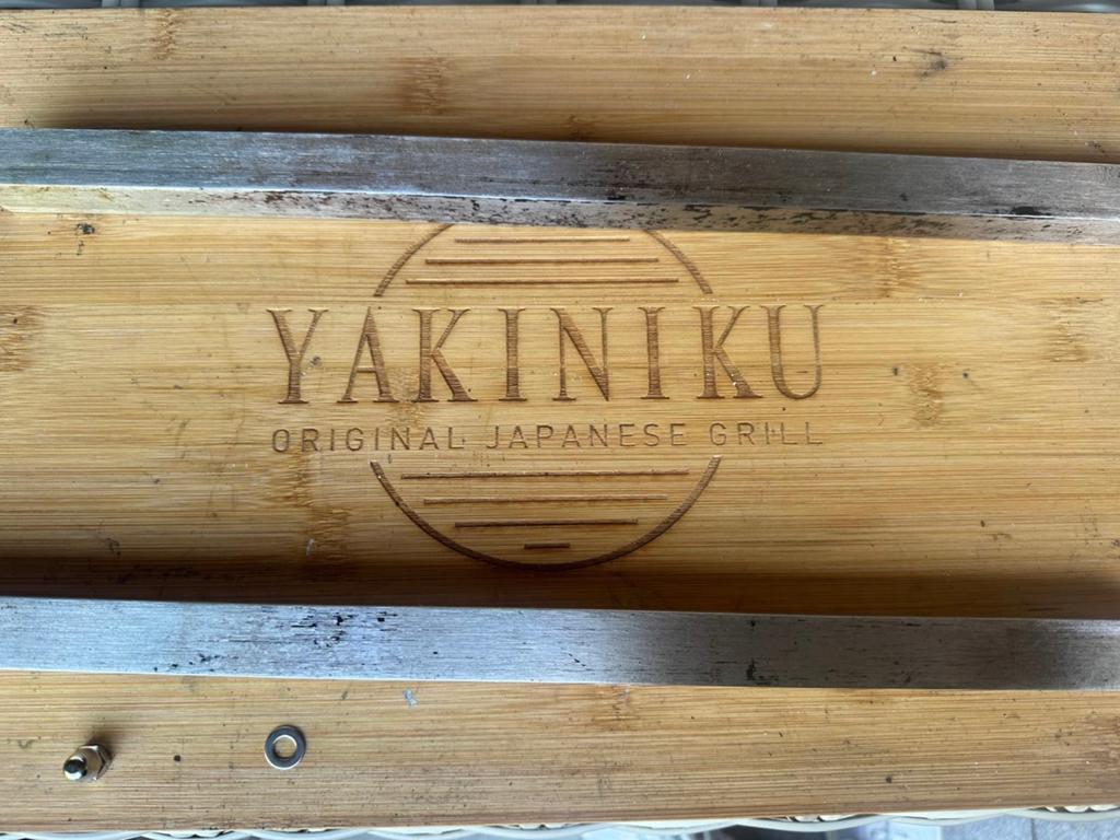 Traditionele Yakiniku/Yakitori grill met Accessoires, Ophalen, Gebruikt, Met accessoires
