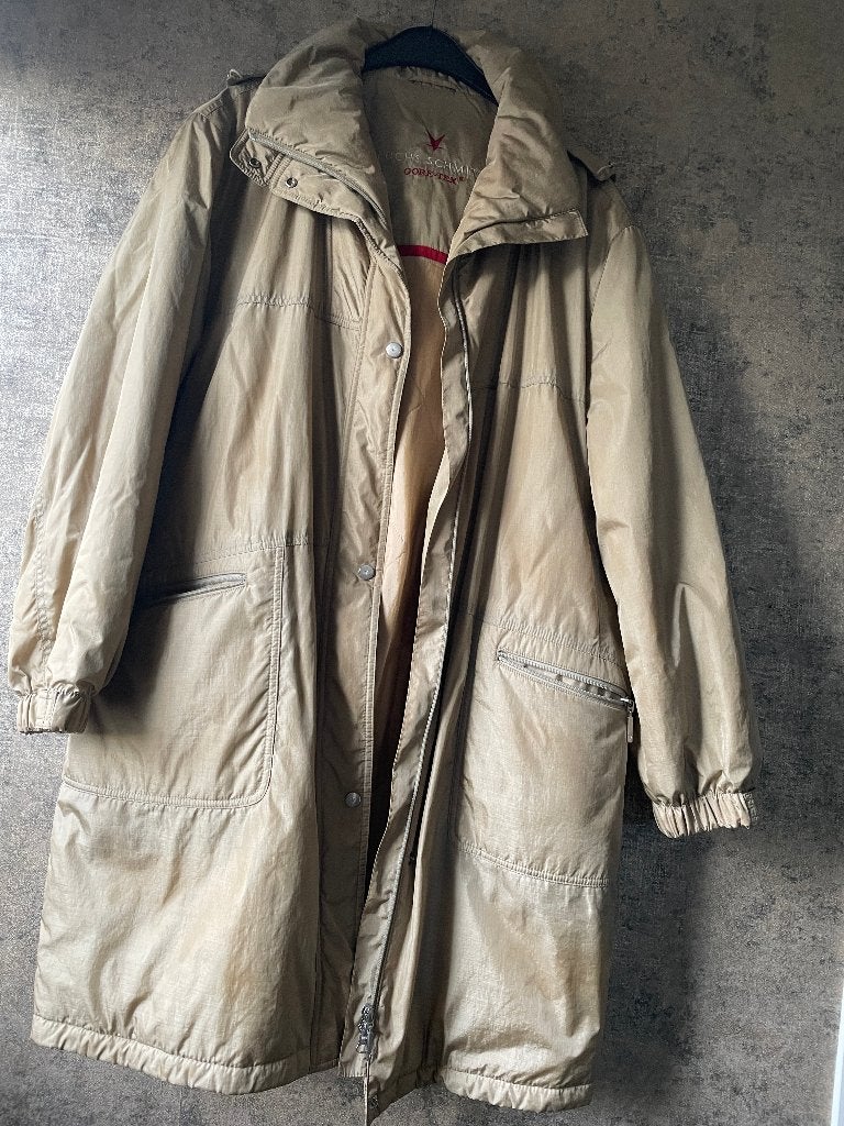 Fuchs Schmitt gore-tex jas maat 46, Verzenden, Zo goed als nieuw, Maat 46/48 (XL) of groter, Goud