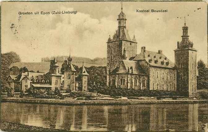 301-257-015 Epen Kasteel Beusdael, Ophalen of Verzenden, Voor 1920, Limburg