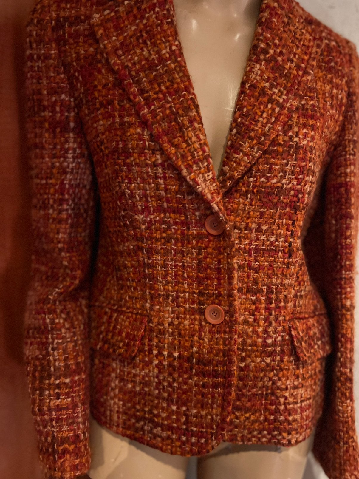 Maison De Bonneterie jasje maat m origineel zgan, Kleding | Dames, Maat 38/40 (M), F, G, Oranje