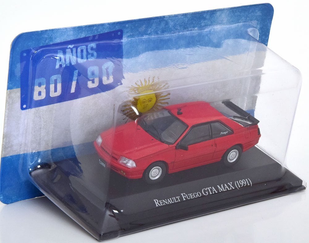 Atlas 1:43 Renault Fuego GTA Max 1991 rood in blisterverpak, Overige merken, -, Nieuw, Ophalen of Verzenden
