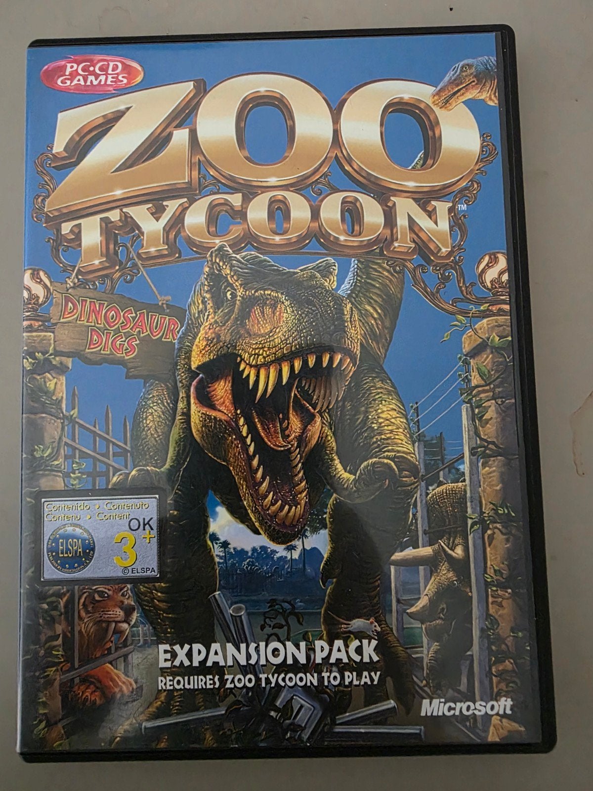 Pc game Zoo Tycoon dinosaur digs, 1 speler, Ophalen of Verzenden, Zo goed als nieuw, Vanaf 3 jaar