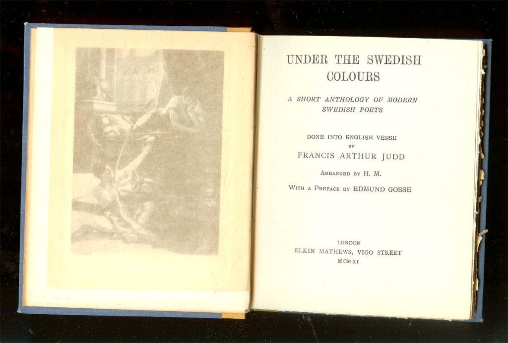 UNDER THE SWEDISH COLOURS.Swedish Poets into English, Ophalen of Verzenden