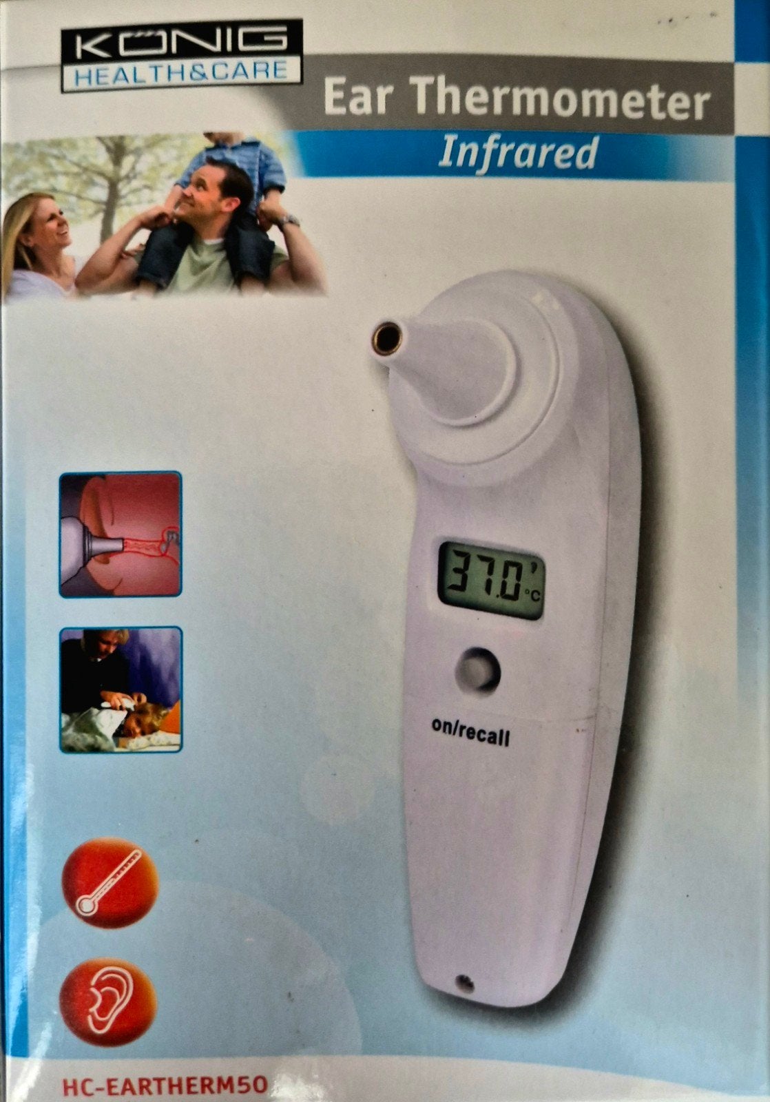 Infrarood Oorthermometer HC-EARTHERM50 Nieu, Ophalen of Verzenden, Nieuw, Overige typen