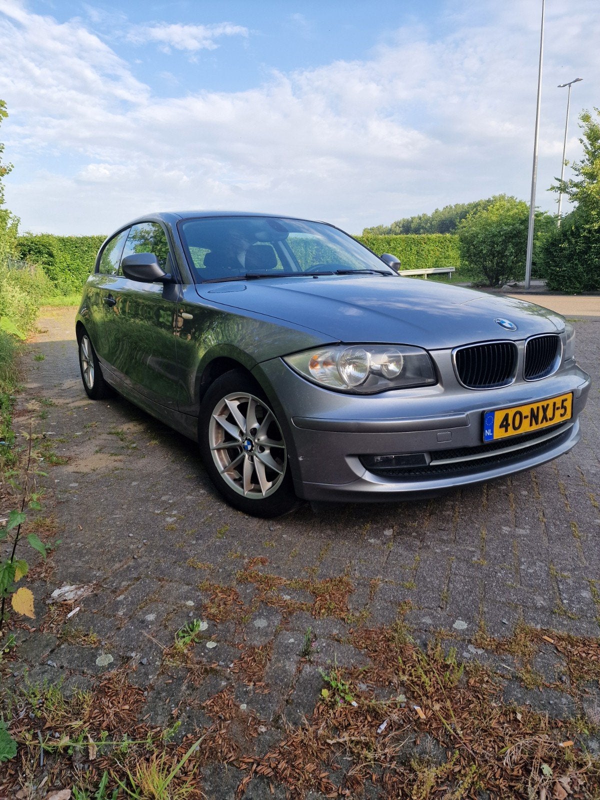 BMW 1-Serie 2.0 118I 3DR 2011 Grijs EXPORT, 1-Serie, Euro 5, 1995 cc, Zwart