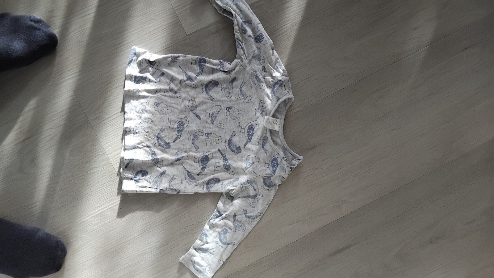 Shirtje vogels meisjes HM 86, Kinderen en Baby's, Ophalen of Verzenden, Meisje, Shirtje of Longsleeve