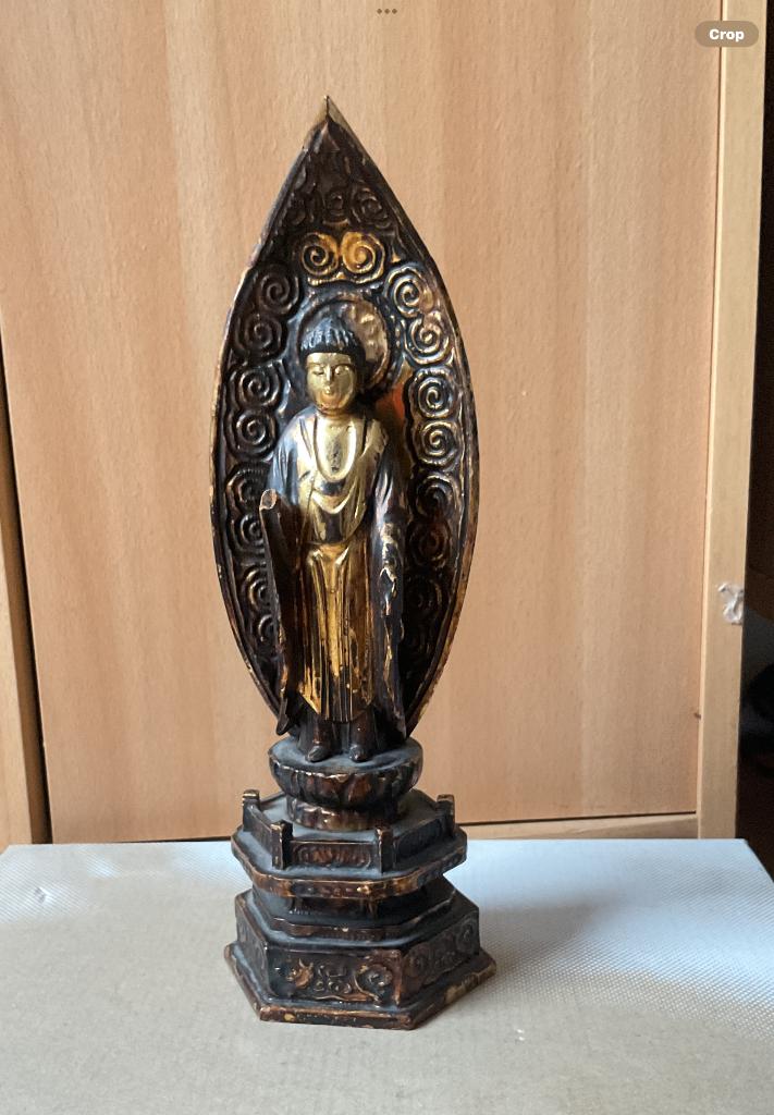 oude japanse altar Boeddha, Ophalen of Verzenden