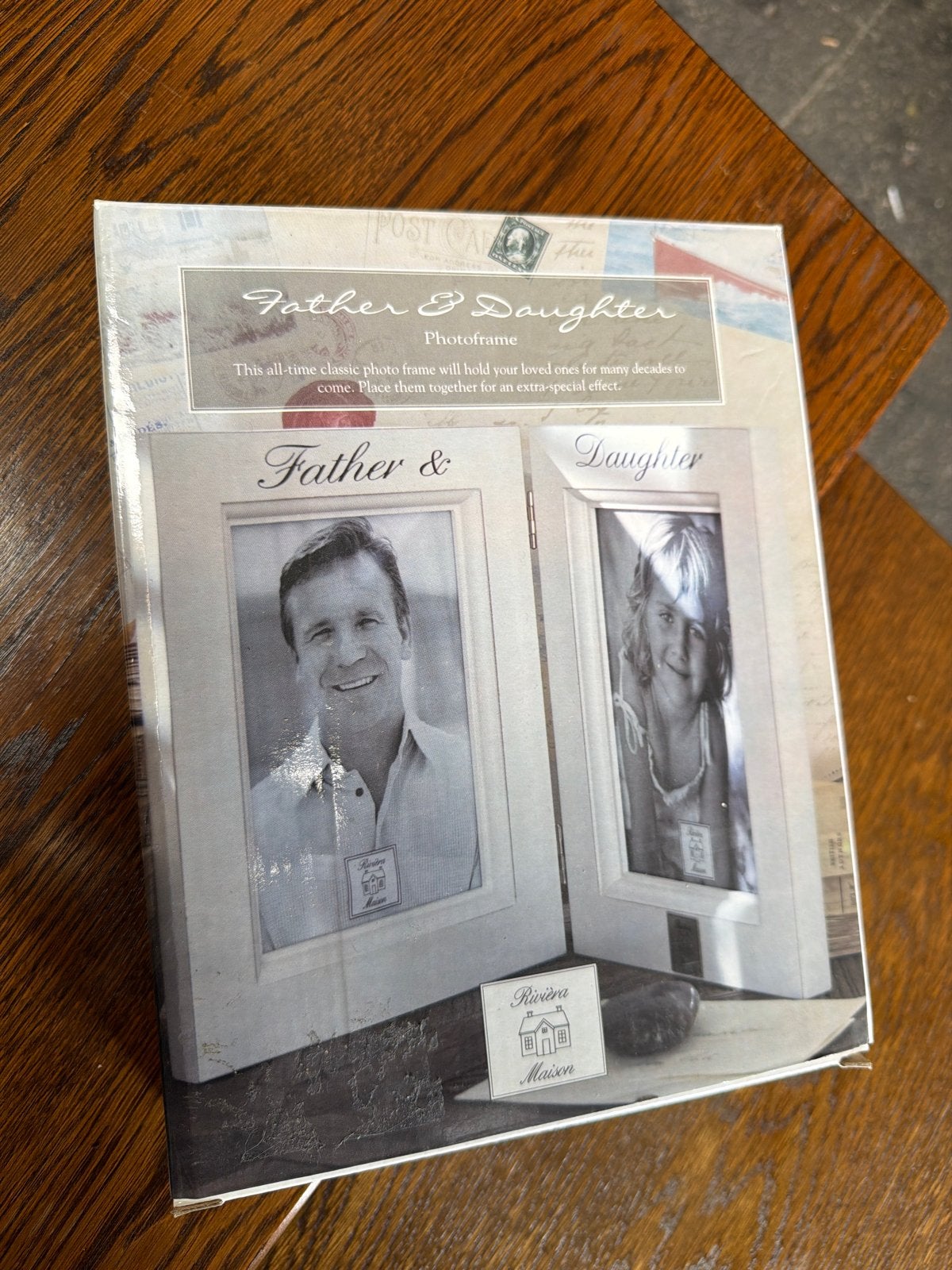 Riviera Maison Fotolijst 'Father & Daughter', Huis en Inrichting, Woonaccessoires | Lijsten, Ophalen, Nieuw, Fotolijst, Met glas