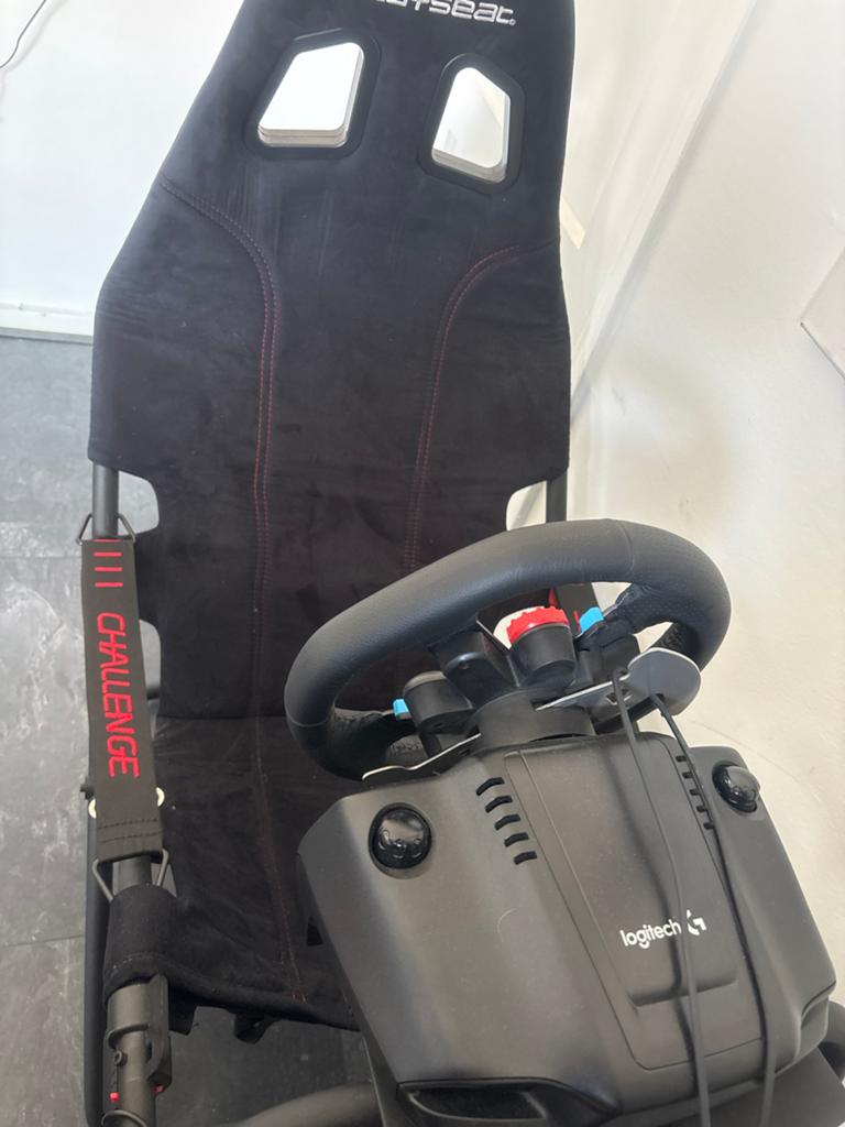 Playseat Challenge met Logitech stuur en pedalen, Ophalen, Zo goed als nieuw