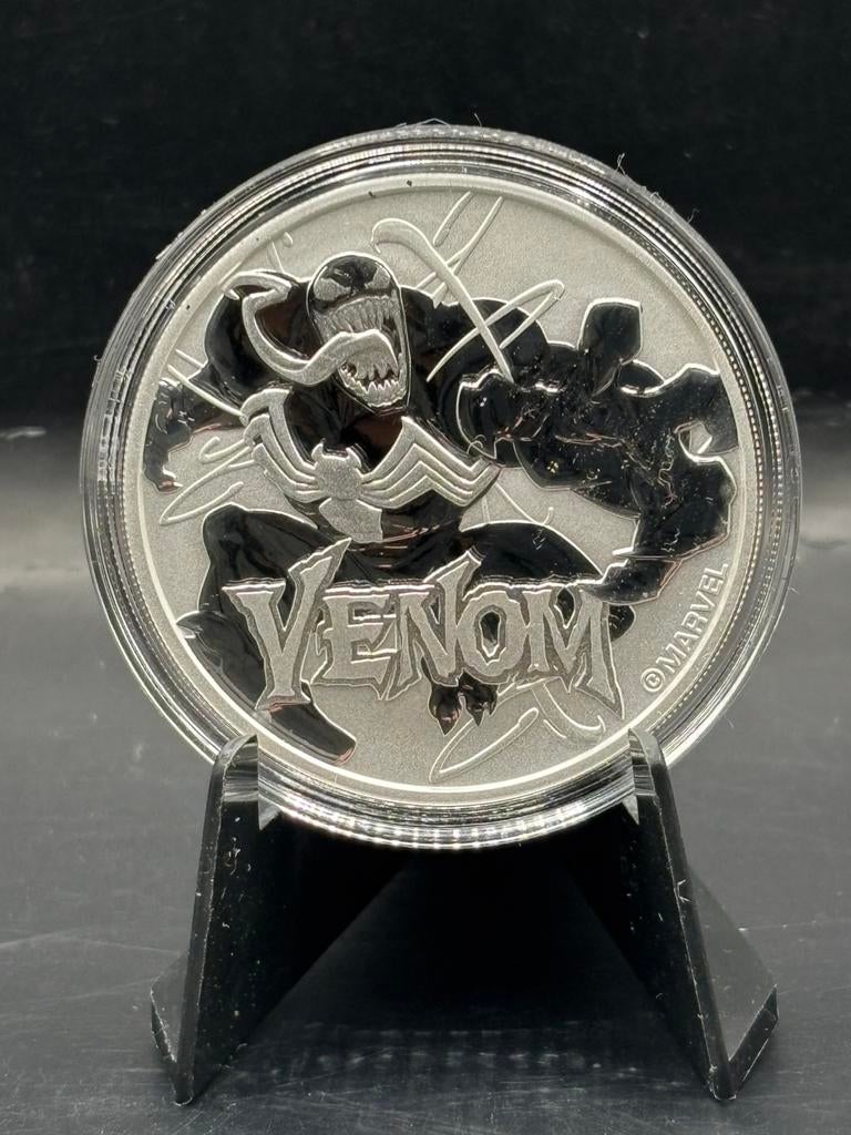 10 x 1oz Venom 2020 - halve rol - marvel zilver munten, Ophalen of Verzenden, Zilver