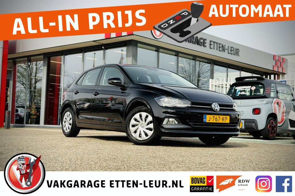 Volkswagen Polo 1.0 TSI Comfortline | PDC | AIRCO | CARPLAY, Auto's, 12 maanden, Stof, Gebruikt, Euro 6
