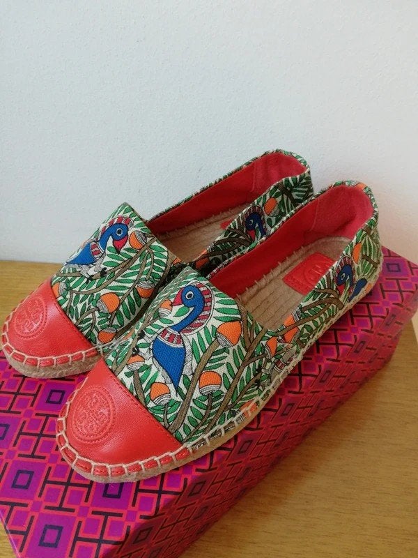 Nieuwe Tory Burch Espadrilles - Kleurrijk en Stijlvol- 36, Overige kleuren, Nieuw, Ophalen of Verzenden, Espadrilles of Moccasins