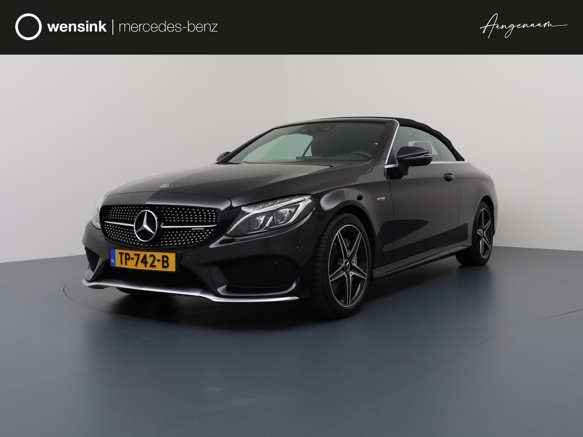 Mercedes-Benz C-klasse Cabrio AMG 43 4MATIC | Headup | AirCa, Auto's, Automaat, Gebruikt, 1770 kg, 4 stoelen