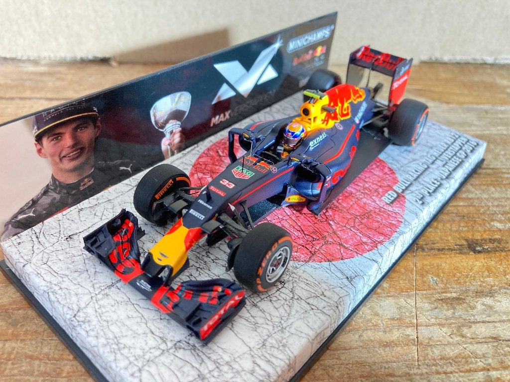 Max Verstappen editie 13 1:43 2nd Place Japanse GP 2016, Ophalen of Verzenden, Nieuw, Formule 1