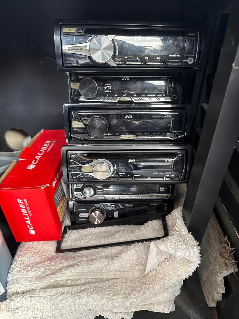 Diverse JVC autoradio's, Auto diversen, Autoradio's, Gebruikt, Ophalen of Verzenden