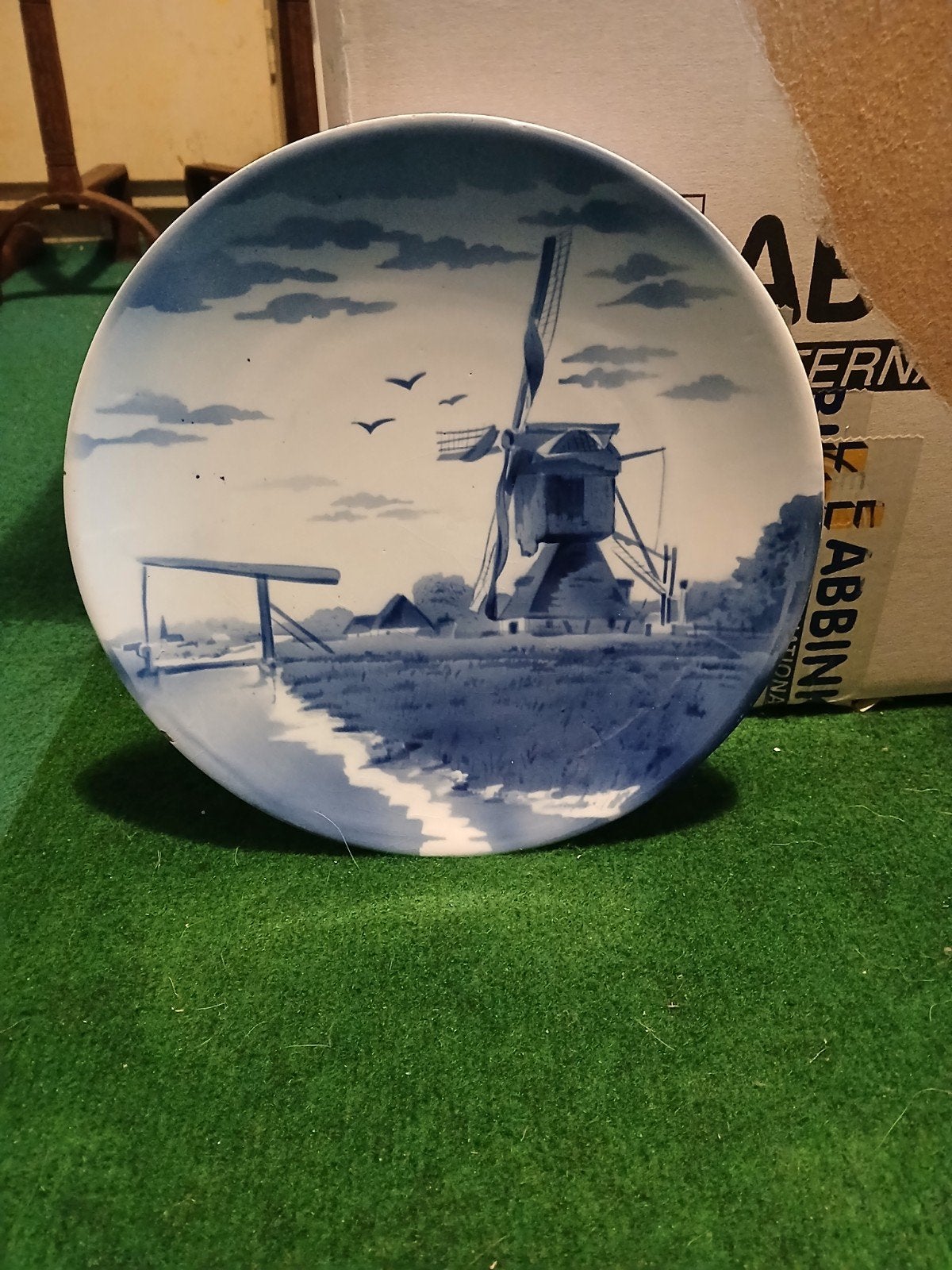 3 Wandbordjes in Delfts blauw, Antiek en Kunst, Antiek | Wandborden en Tegels, Ophalen of Verzenden