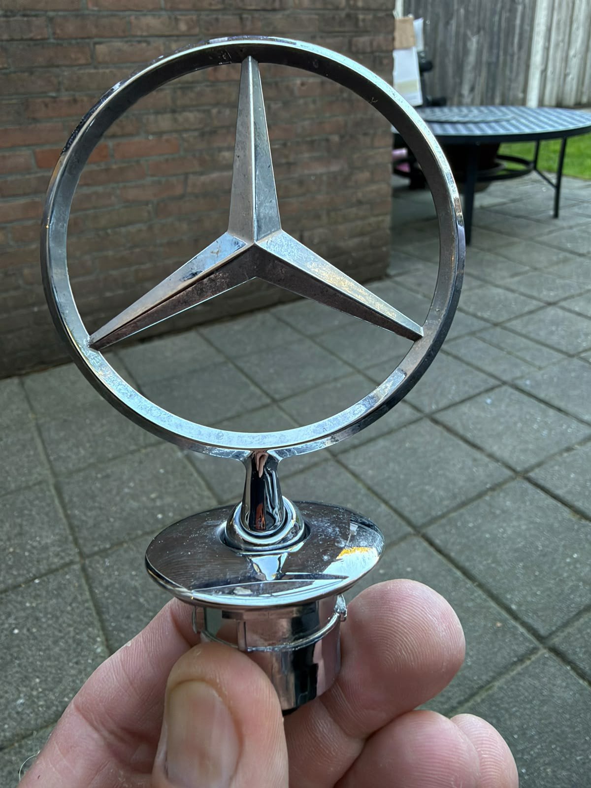 Mercedes-Benz Ster Motorkap Ornament, Ophalen of Verzenden, Gebruikt