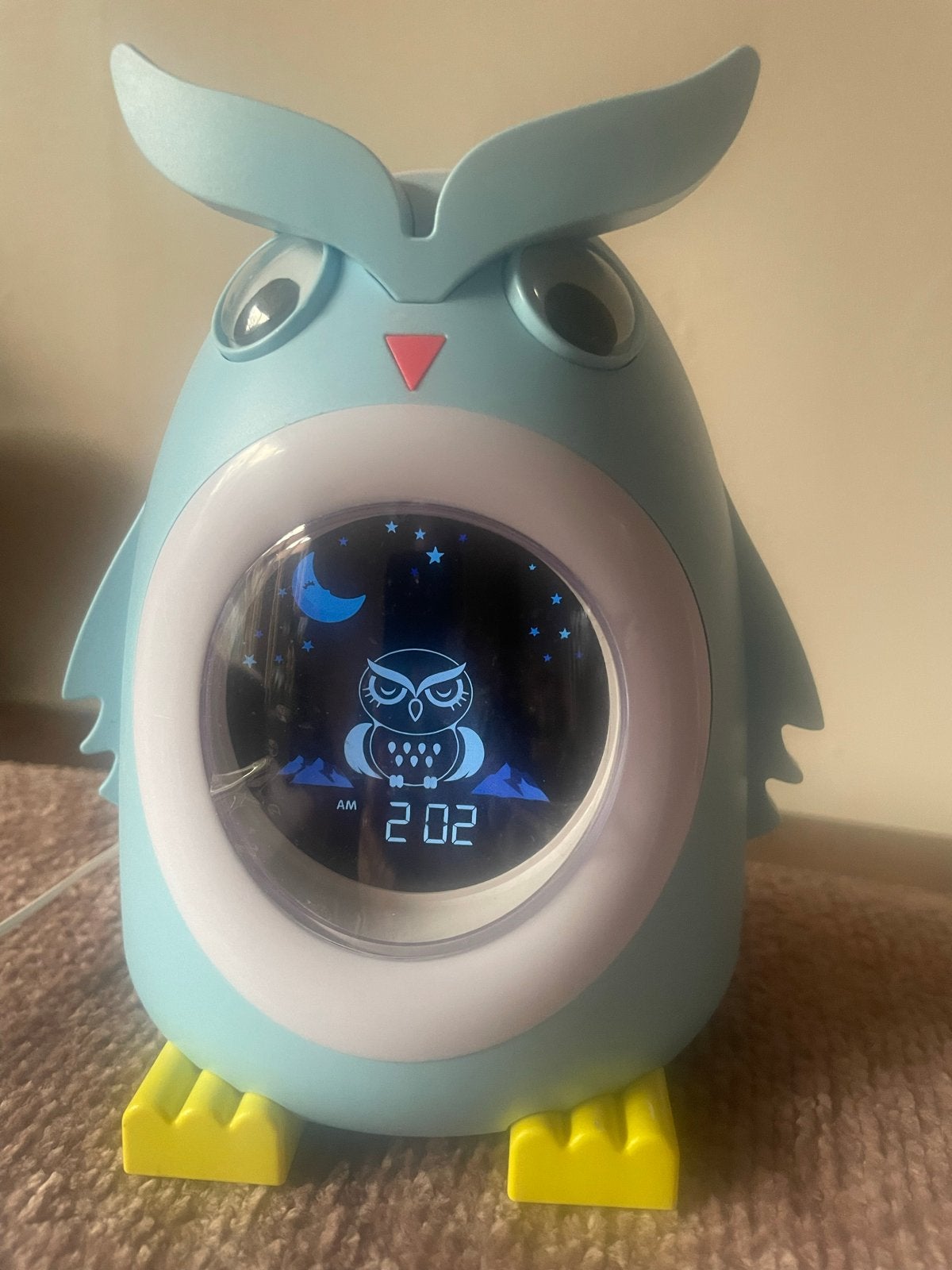 Snoozerlight Uil Wekker met Natuurgeluiden en Kleuren, Ophalen of Verzenden, Zo goed als nieuw, Digitaal