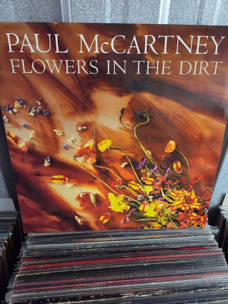 Vinyl lp PAUL McCARTNEY: FLOWERS IN THE DIRT, Inclusief binnenhoes, Ophalen of Verzenden, Gebruikt, 12 inch