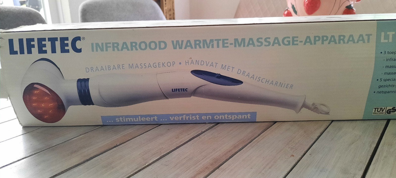 Lifetec Infrarood Warmte-Massage-Apparaat met Draaibare Kop, Ophalen of Verzenden, Apparaat