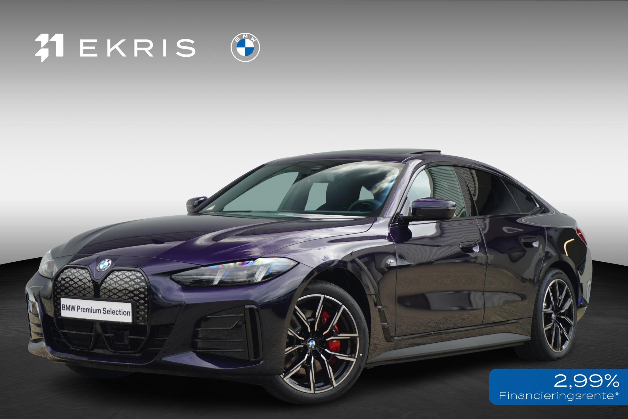 BMW i4 eDrive40 | M Sportpakket Pro | Harman Kardon | Active, Auto's, Achterwielaandrijving, 510 min, Met garantie (alle), Blauw