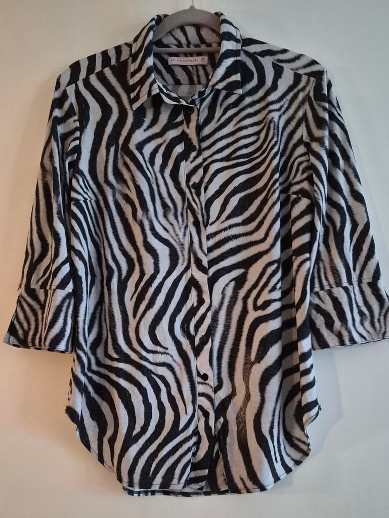 Studio Anneloes blouse travel, Maat 38/40 (M), Studio Anneloes, Zwart, Ophalen of Verzenden