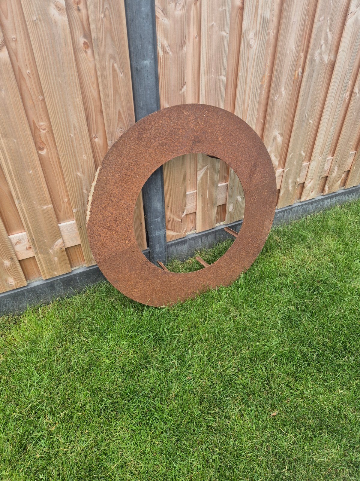 Cortenstaal boomring 60/100 cm, Ophalen, Zo goed als nieuw