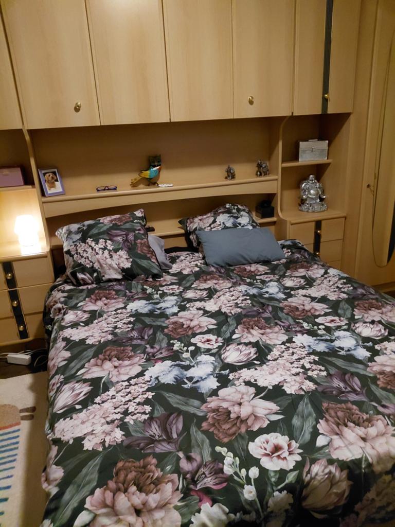 Complete Slaapkamer Set: Bed, Kasten en Nachtkastjes, Gebruikt, Verzenden, Tweepersoons, 200 cm
