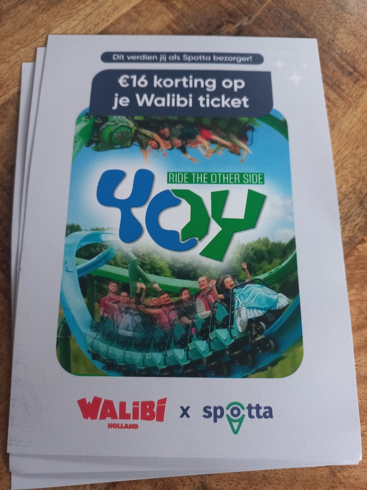 Walibi kortingscode 16 euro korting max 4 tickets, Tickets en Kaartjes, Recreatie | Pretparken en Attractieparken, Drie personen of meer