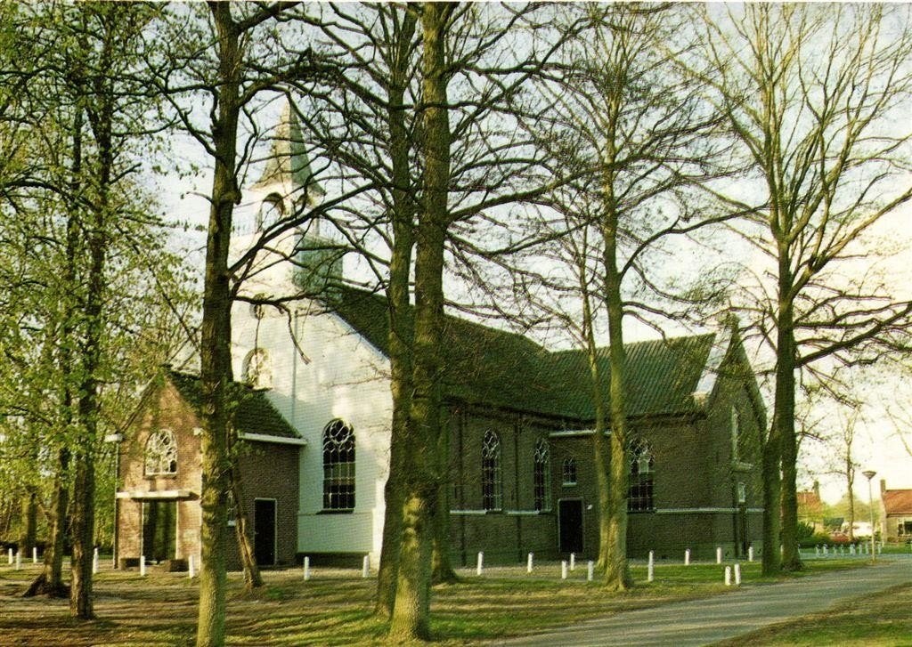 Geref. Kerk Berghuizen, Ruinerwold-Koekange - ongelopen, Ophalen of Verzenden, 1960 tot 1980, Ongelopen, Drenthe