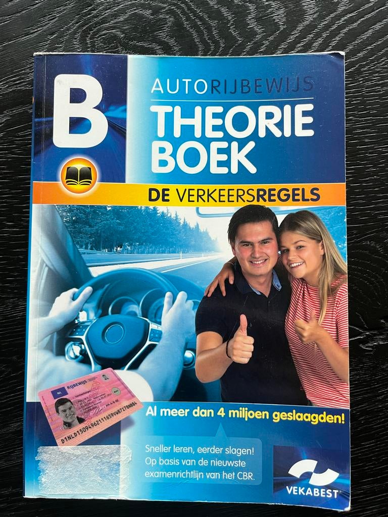 Theorieboek B rijbewijs - De Verkeersregels, Boeken, Ophalen of Verzenden, Gelezen, Algemeen