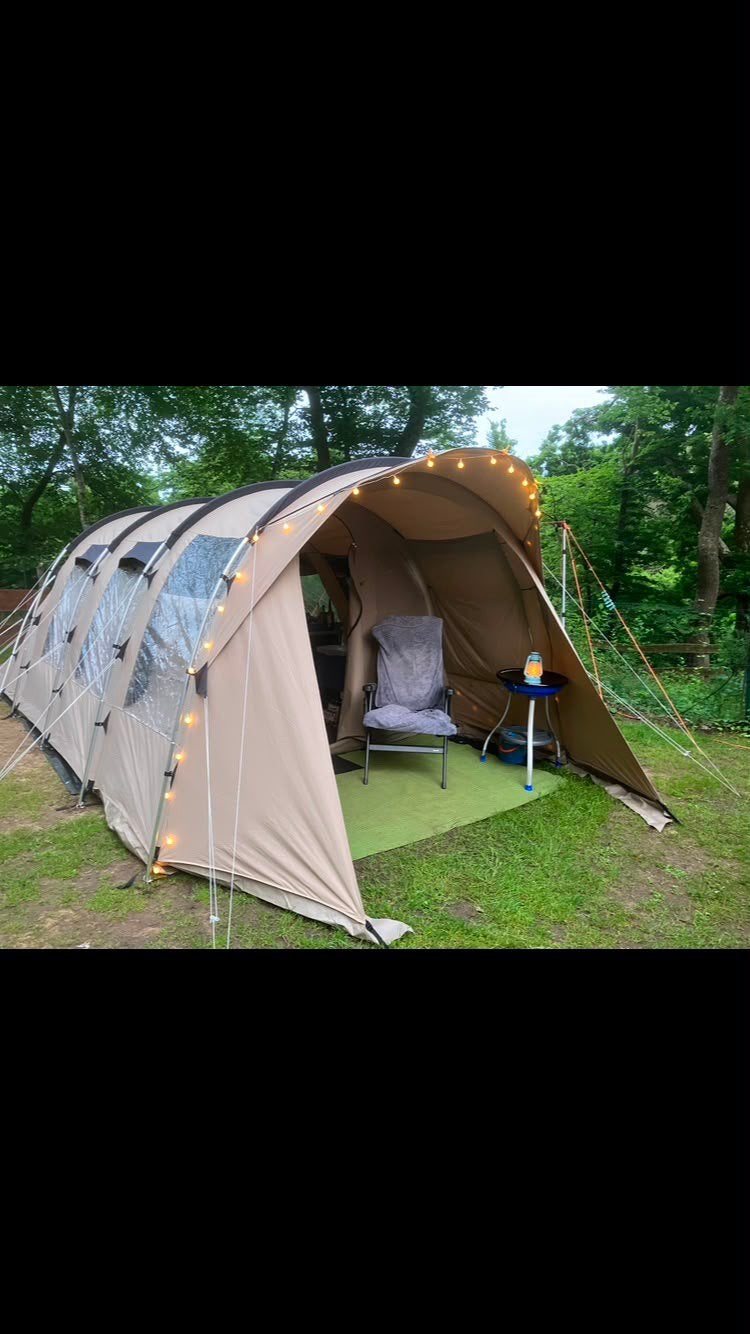 Tunnel tent 4 personen, Caravans en Kamperen, Ophalen of Verzenden, Zo goed als nieuw
