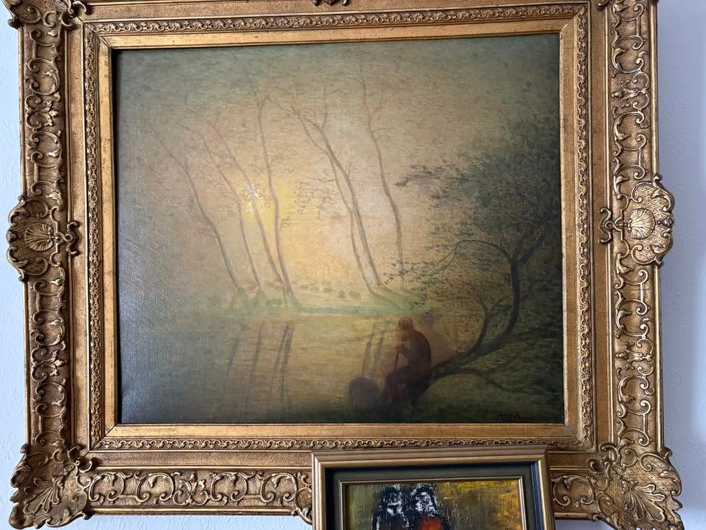 Authentiek schilderij, Ophalen