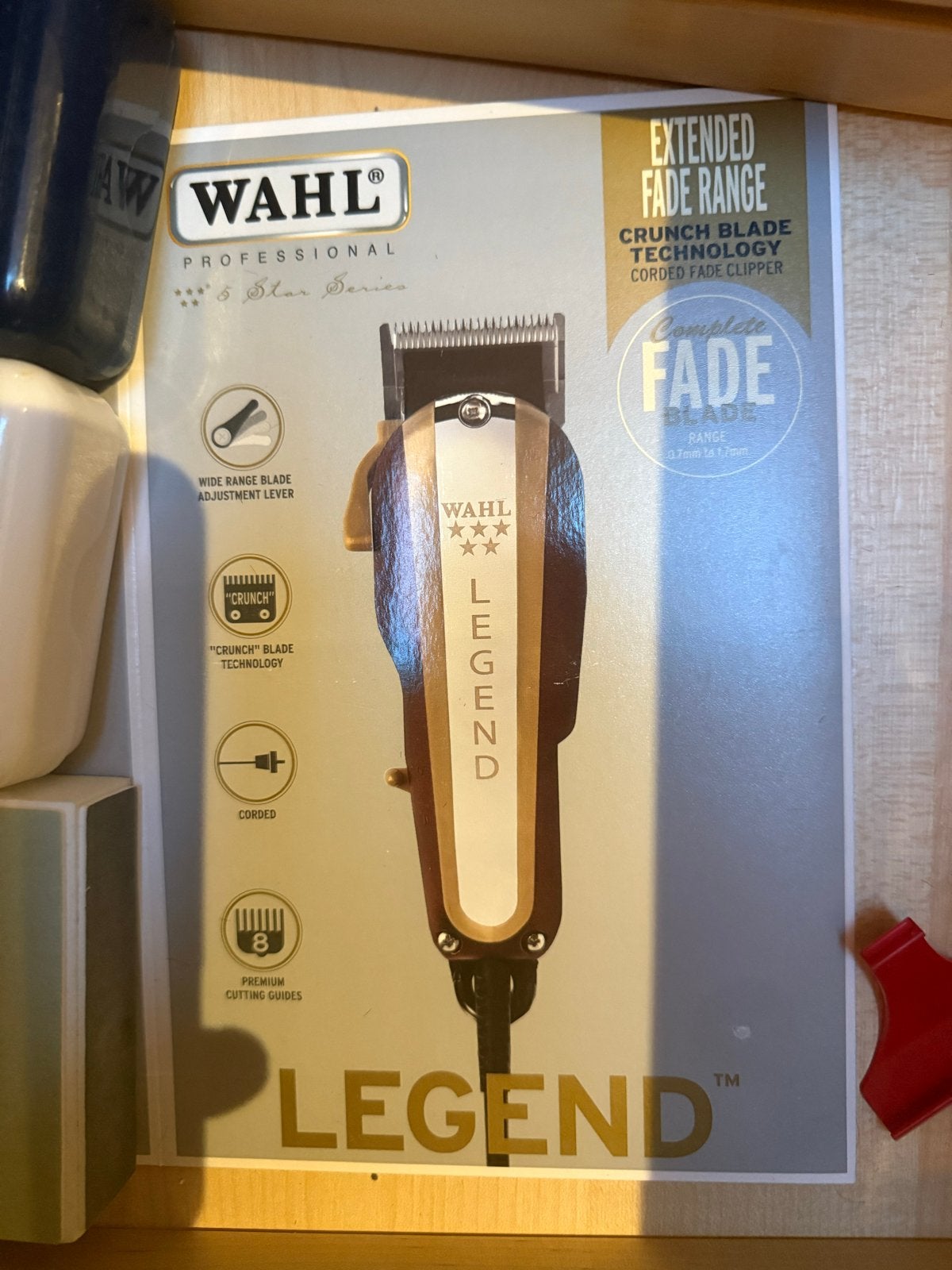 Wahl Professional Legend Tondeuse - Zo goed als nieuw, Ophalen of Verzenden, Zo goed als nieuw, Scheren en Epileren