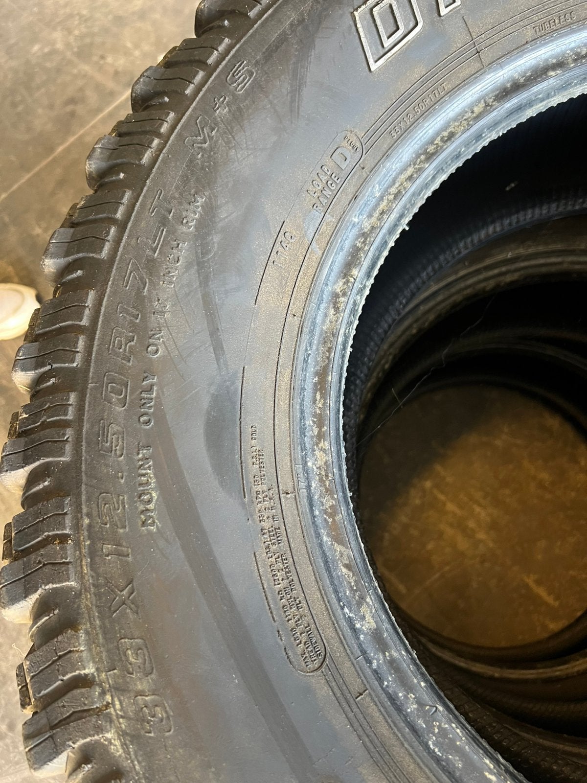 33x12.50xR17 Cooper Discoverer S/T banden set, Ophalen, Overige, Gebruikt, Overige