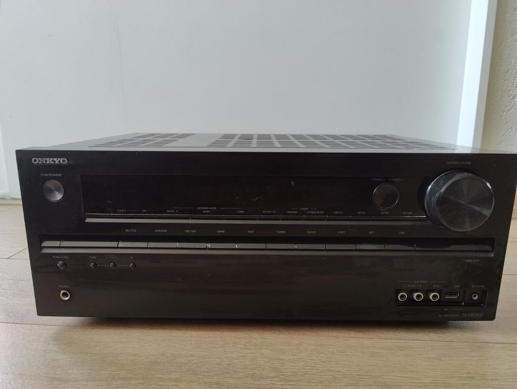 Onkyo TX-NR509 AV Receiver - Zo goed als nieuw, Ophalen, Zo goed als nieuw, 120 watt of meer, Onkyo