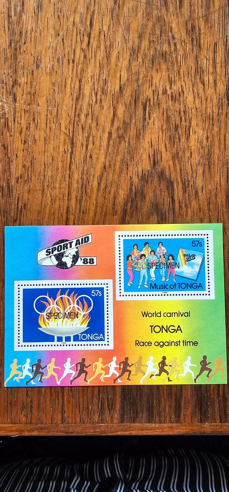 Tonga Sport Aid '88 en Music of Tonga postzegels, Verzenden, Postfris