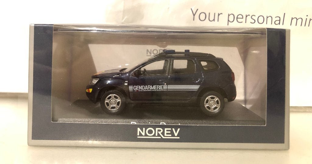 Norev 1:43 Dacia Duster 2020 Gendarmerie nieuw in display, Ophalen of Verzenden, Nieuw, Auto, Norev