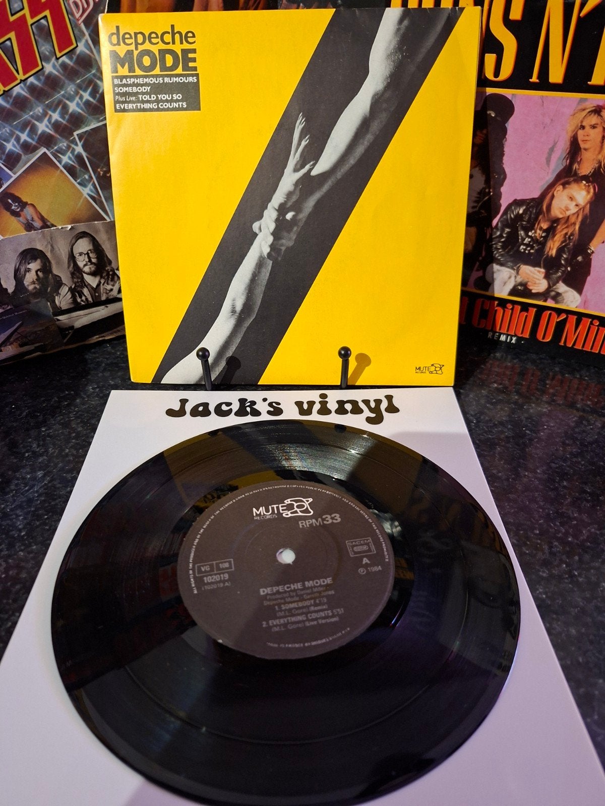 Depeche Mode - Blasphemous Rumours / Somebody 1984, 7 inch, Ophalen of Verzenden, Synthpop, Overige typen