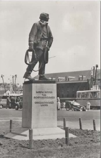 Vlissingen Standbeeld Frans Naerebout, Verzenden, 1960 tot 1980, Ongelopen, Zeeland