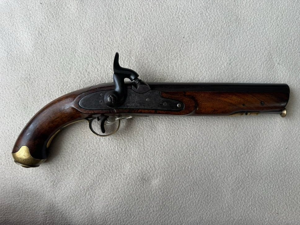 Engels Officierspistool, Ophalen of Verzenden, Landmacht, Engeland