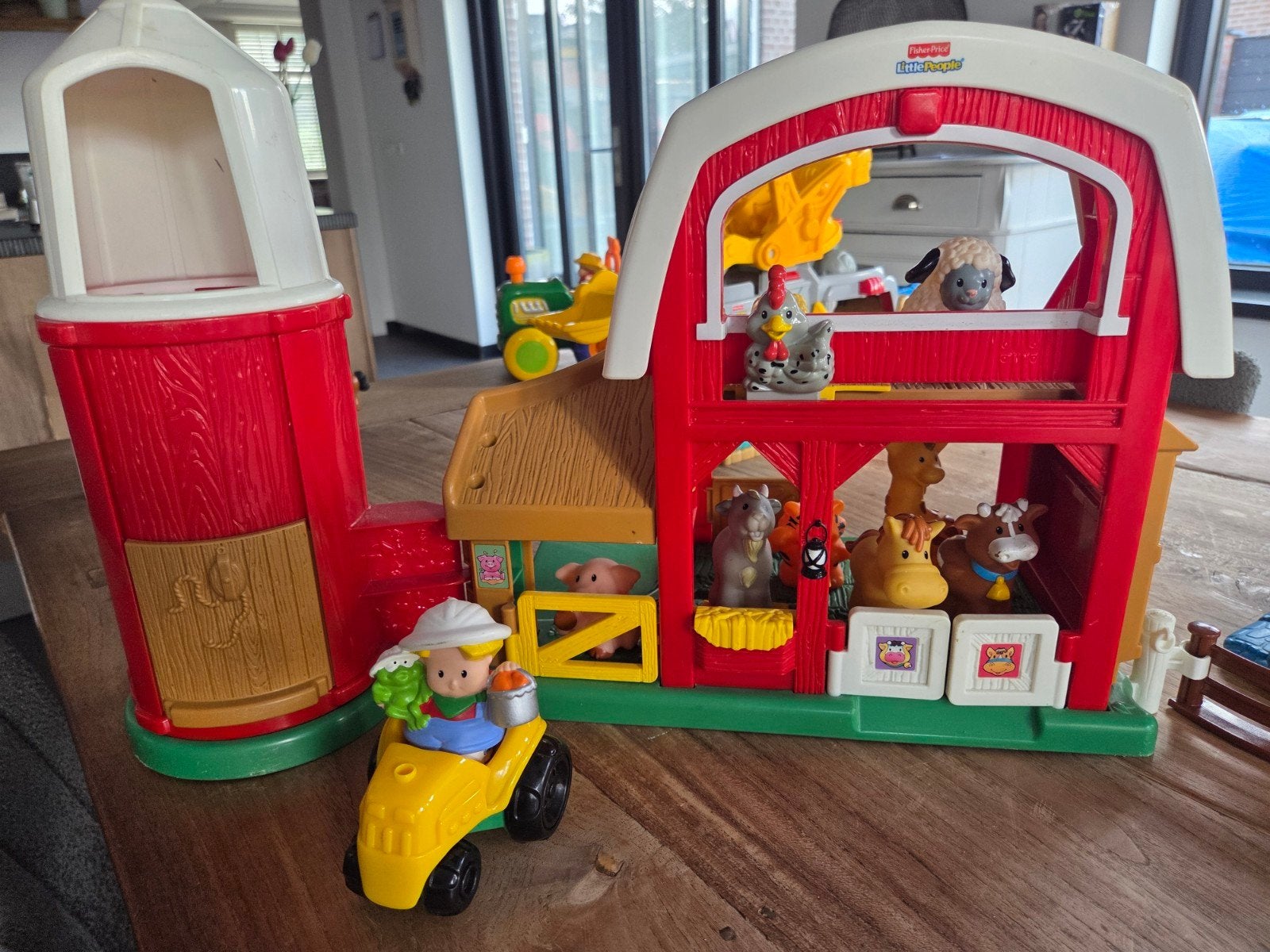 Fisher-Price Little People Boerderij met Dieren en Tractor, Ophalen, Gebruikt, Jongen of Meisje