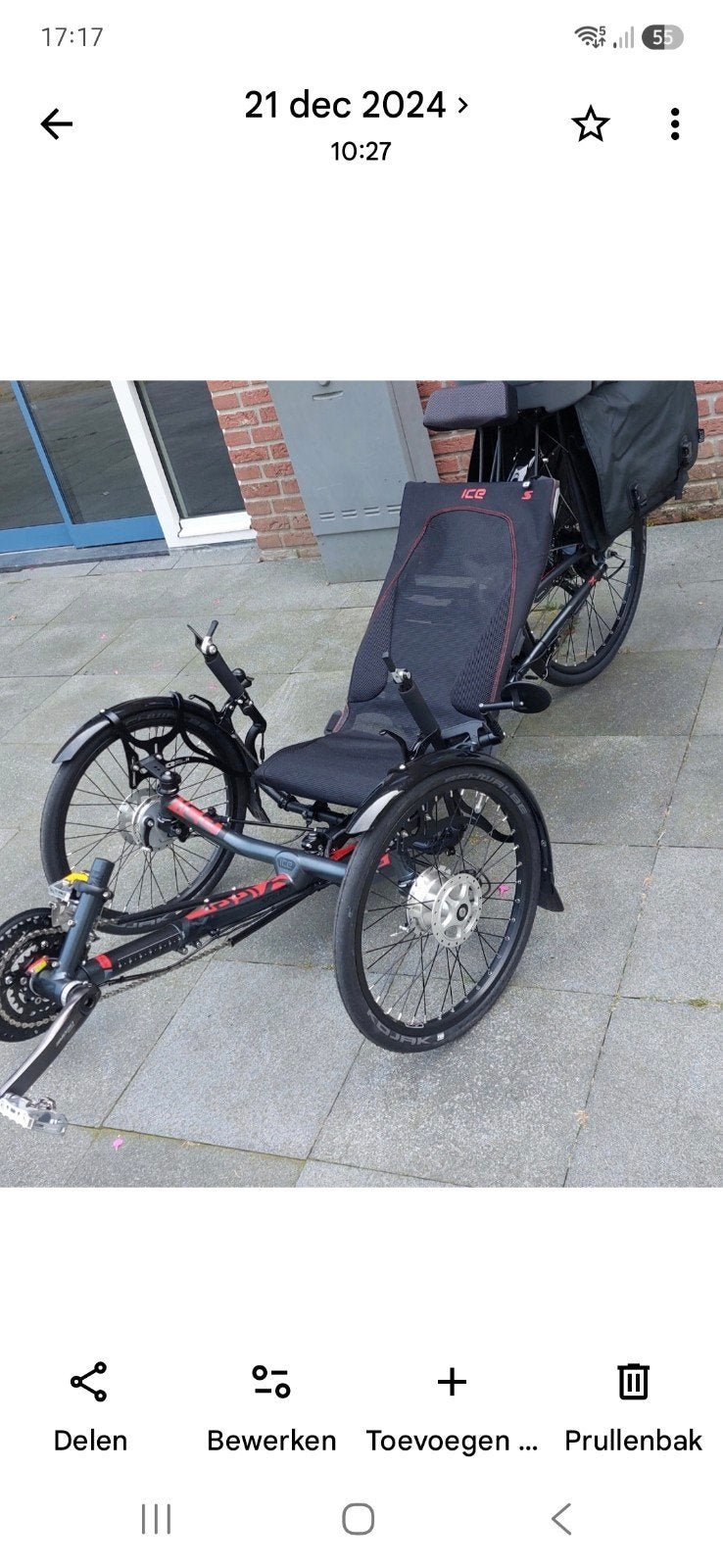 ice trike sprint 26 electric, Ophalen, Overige merken