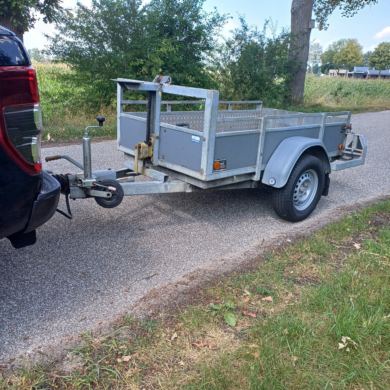 Trilplaat Aanhanger, Auto diversen, Aanhangers en Bagagewagens, Ophalen, Zo goed als nieuw