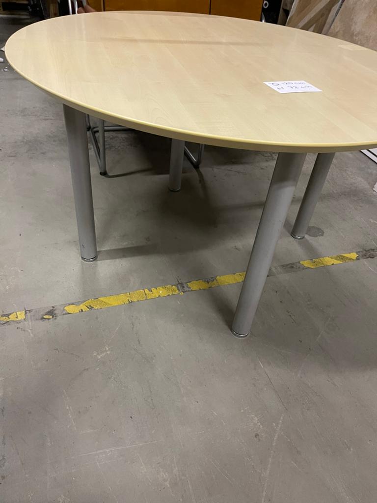 Ronde tafel, Ophalen of Verzenden, Zo goed als nieuw, Rond, 100 tot 150 cm