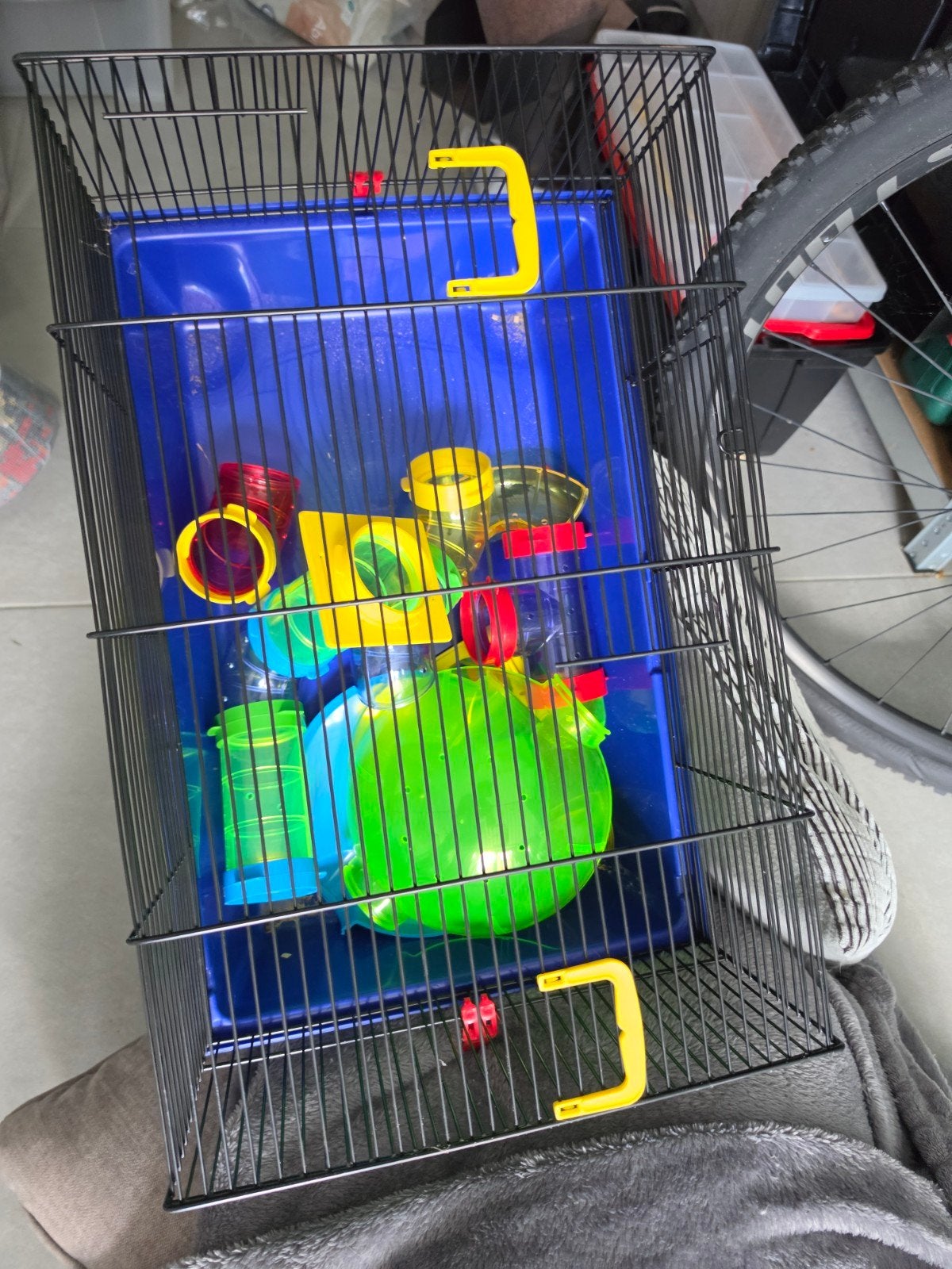 Hamsterkooi, Dieren en Toebehoren, Knaagdieren en Konijnen | Toebehoren, Ophalen, Zo goed als nieuw
